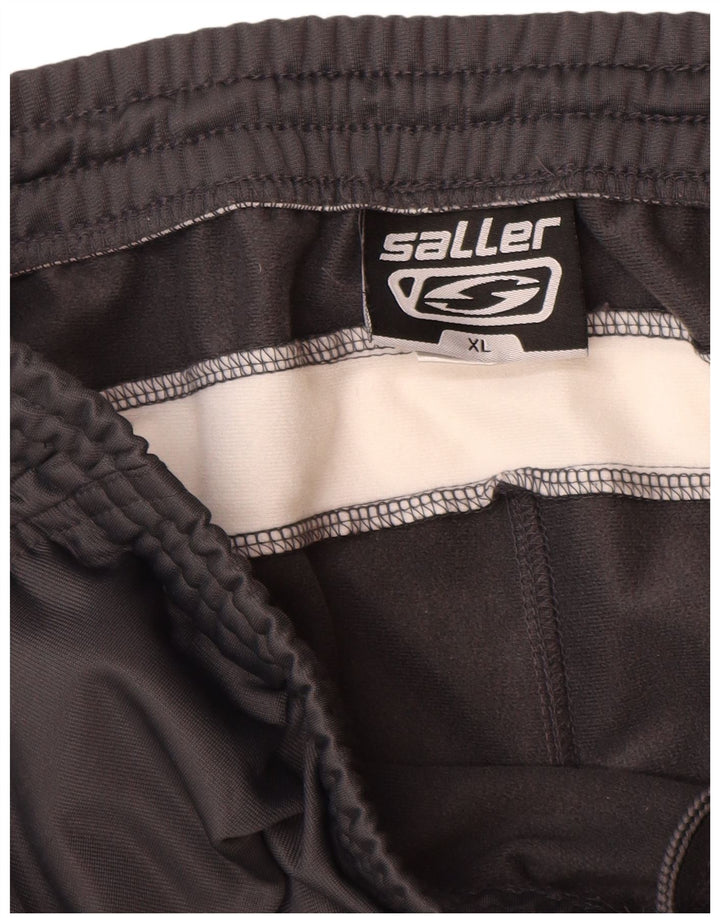 Calça de treino masculina Saller Joggers XL cinza Colourblock poliéster