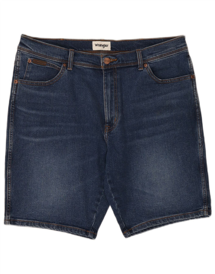 Shorts jeans masculino Wrangler W36 grande algodão azul marinho