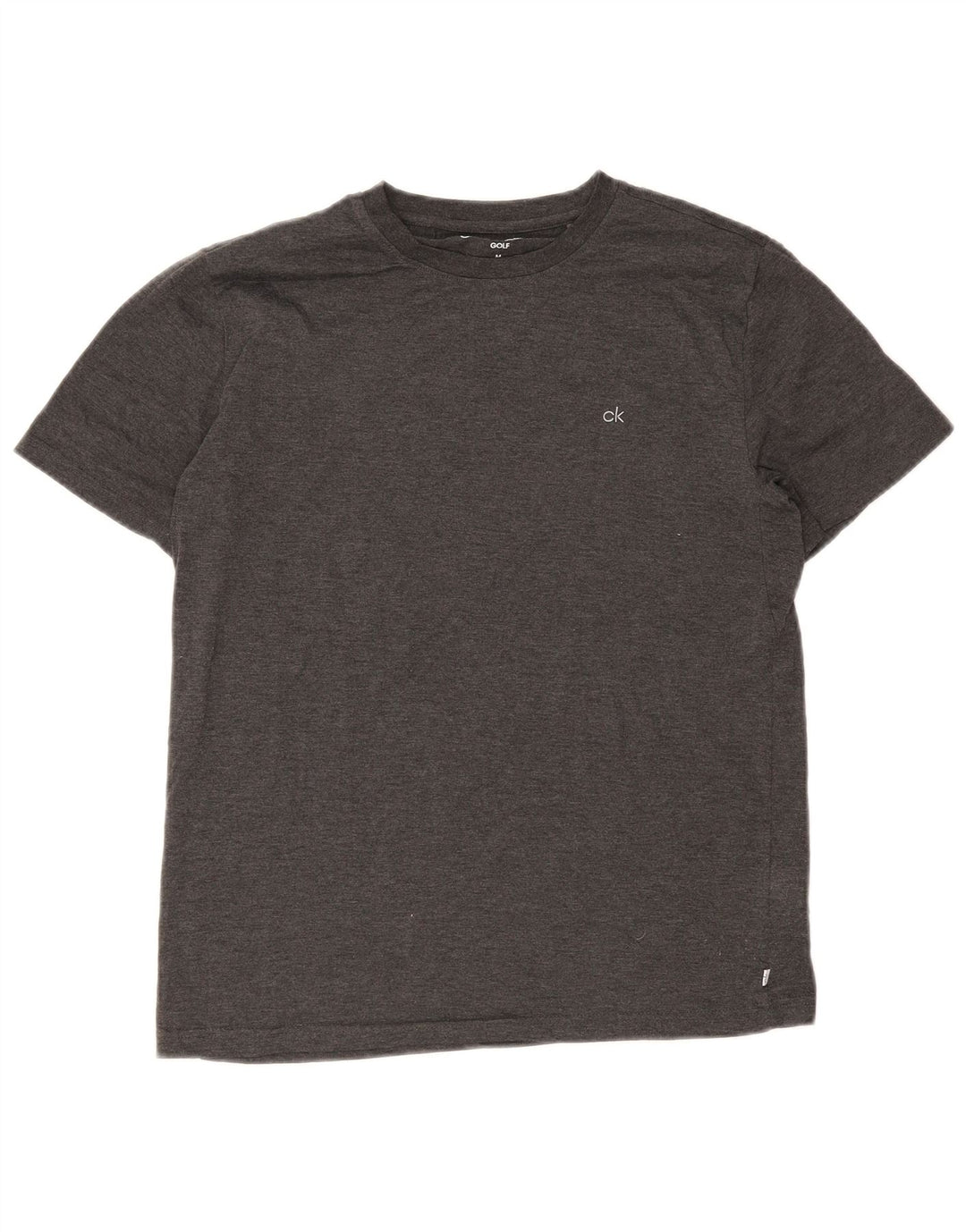 Camiseta masculina Calvin Klein cinza médio poliéster