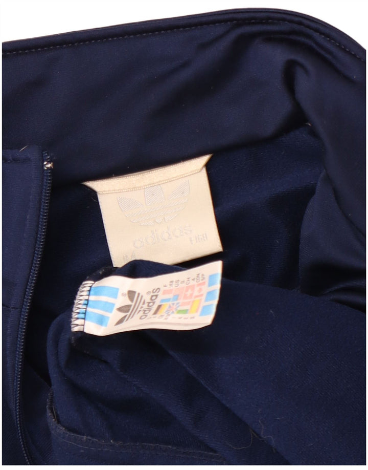 Adidas Mens Loose Fit Tracksuit Top Jacket UK 36/38 Pequeno Azul Marinho