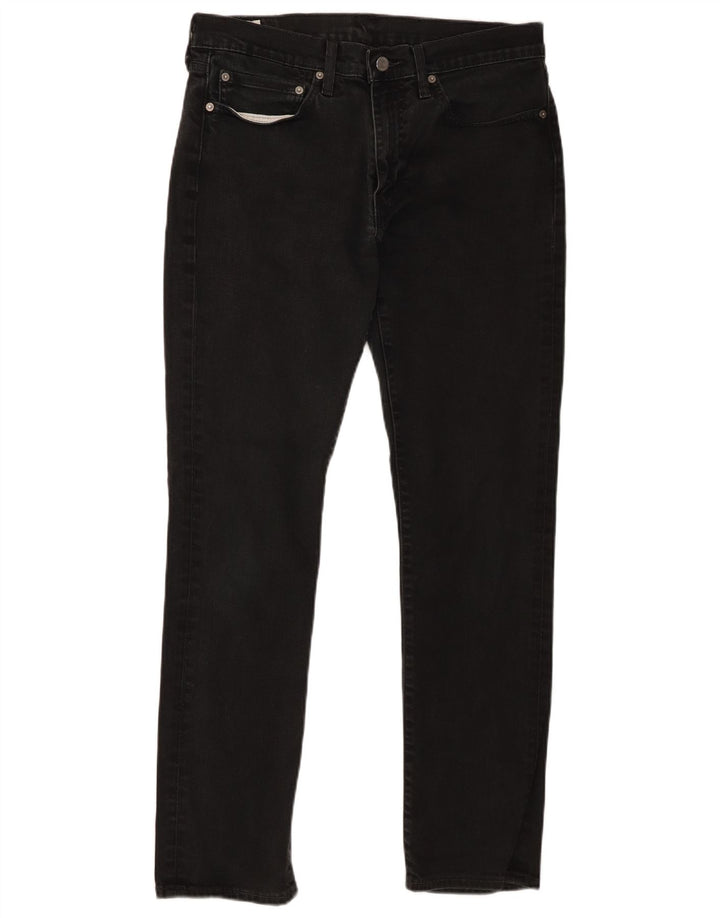 Levi's Mens Jeans Slim W34 L32 Algodão Preto
