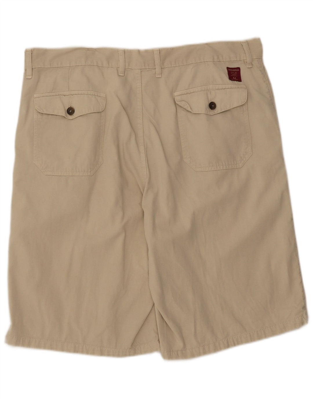 Shorts chino masculino CARRERA W38 XL algodão bege