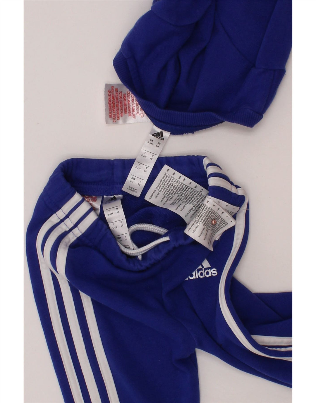 ADIDAS Baby Boys Graphic Treino Completo 3-6 Meses Azul Algodão