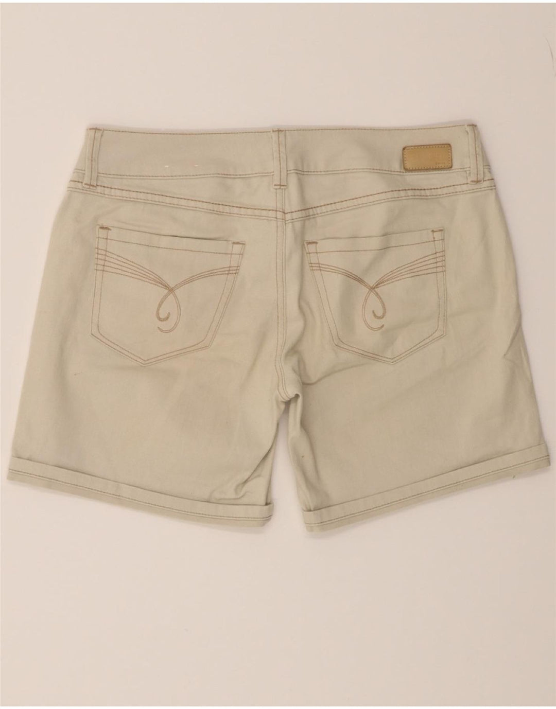 ESPRIT Womens Denim Shorts Size 27 W27 L7 Off White Cotton Vintage Esprit and Second-Hand Esprit from Messina Hembry 
