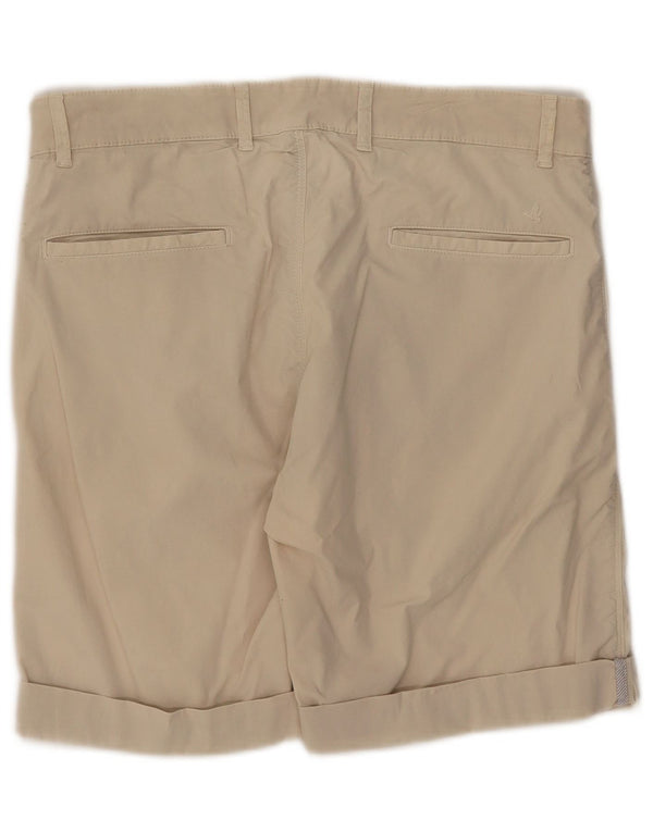 Brooksfield Mens Slim Fit Chino Shorts IT 48 Médio W32 Algodão Bege