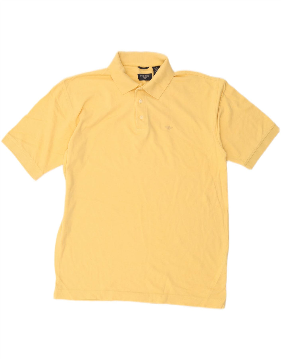 Camisa polo masculina Dockers médio algodão amarelo