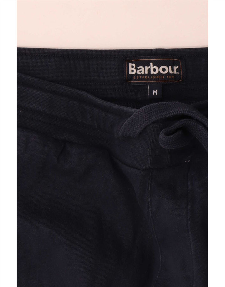 Barbour Calça de treino masculina Joggers médio algodão azul marinho