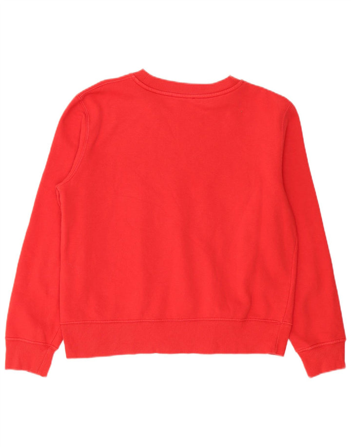 Zara moletom feminino jumper UK 16 grande vermelho