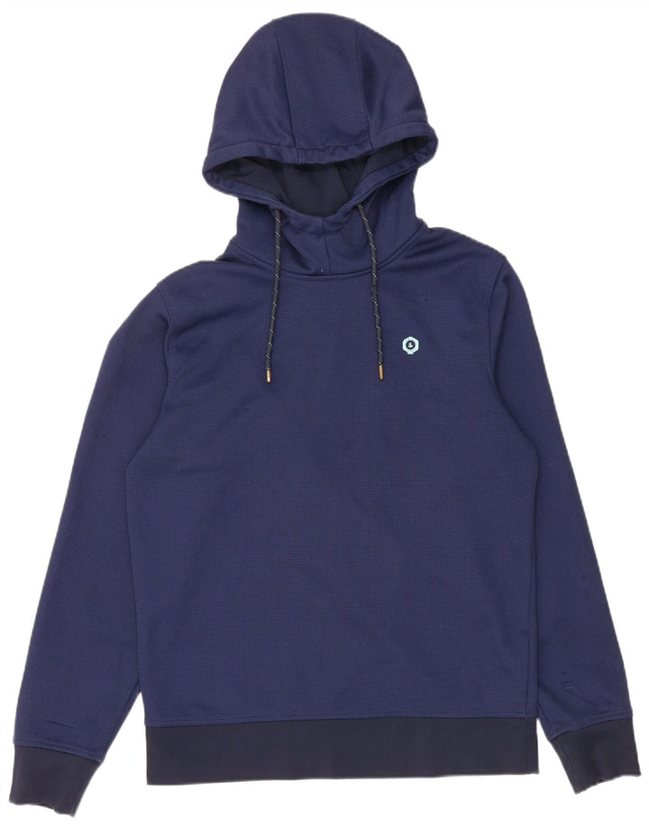 Jack & Jones moletom masculino com capuz azul médio poliéster
