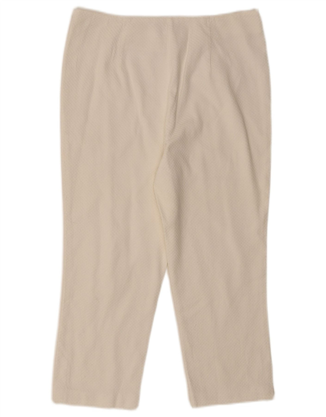 Calça capri feminina Luisa Spagnoli IT 44 médio W30 L21 algodão branco