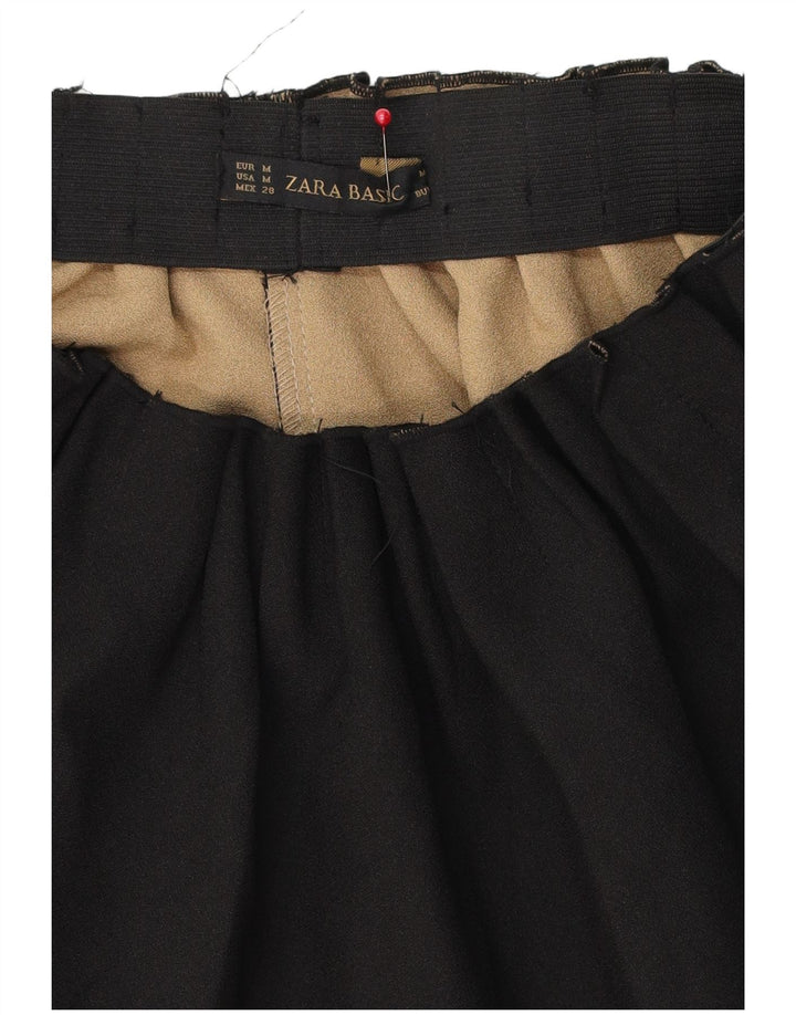 Saia feminina Zara A-Line médio W28 preta