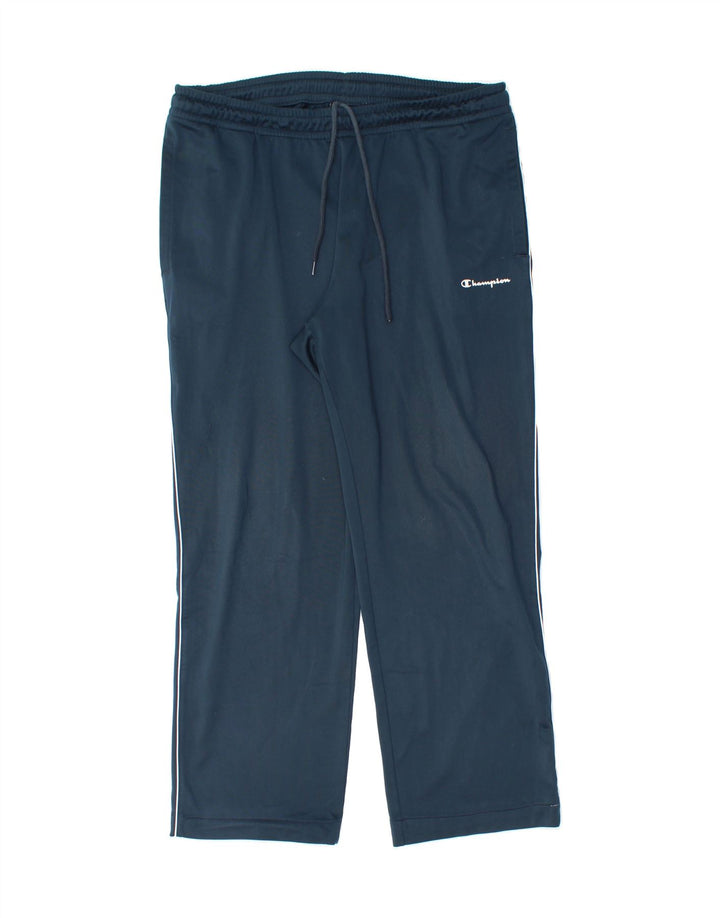 CHAMPION Mens Tracksuit Trousers Medium  Navy Blue Vintage Champion and Second-Hand Champion from Messina Hembry 