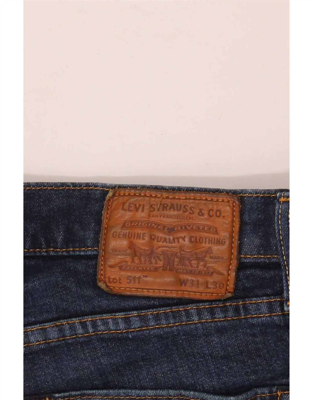 Levi's Masculino 511 Slim Jeans W31 L30 Azul Algodão