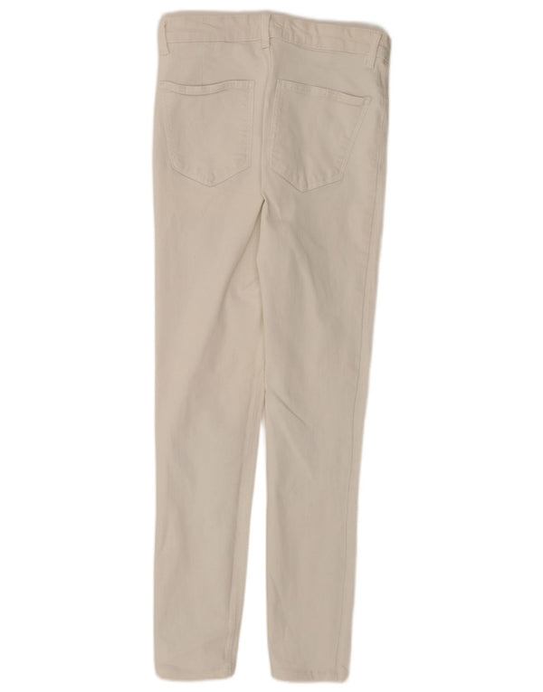 Zara Jeans Jegging Feminino EU 38 Pequeno W28 L28 Branco