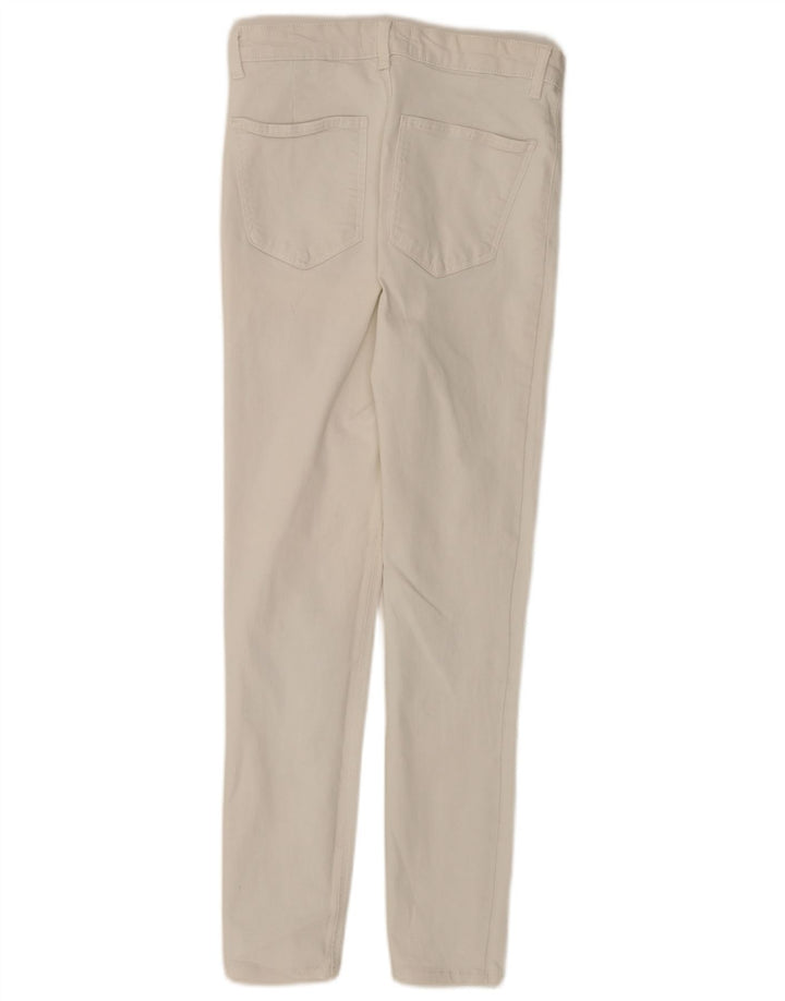 Zara Jeans Jegging Feminino EU 38 Pequeno W28 L28 Branco