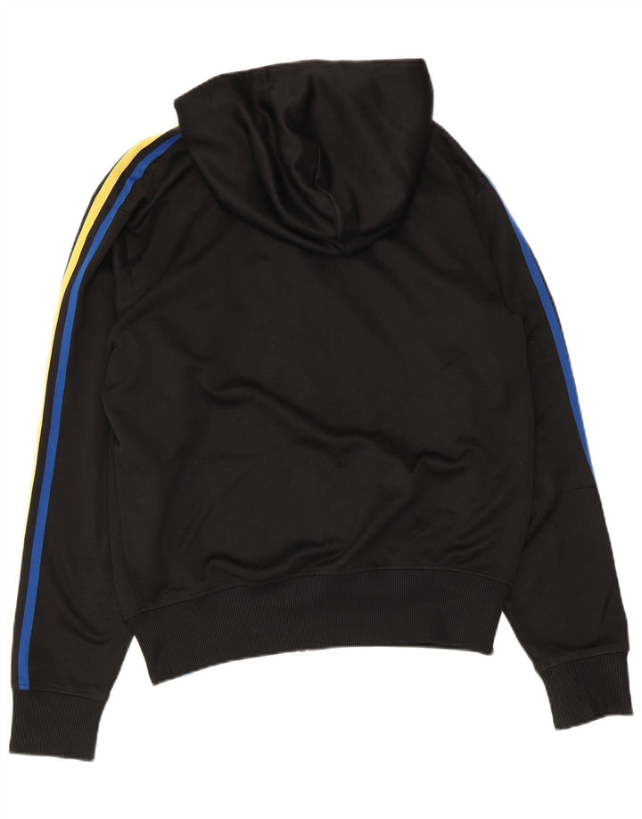 Adidas Mens Zip Hoodie Suéter Médio Preto Poliéster