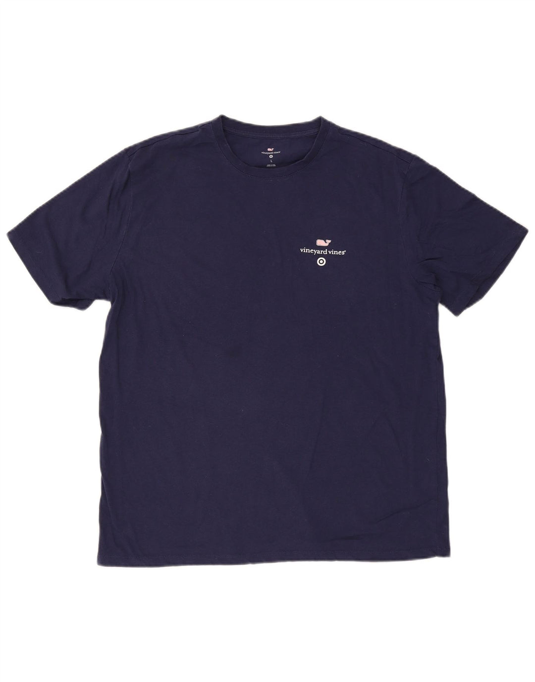 Camiseta gráfica masculina Vineyard Vines grande algodão azul marinho