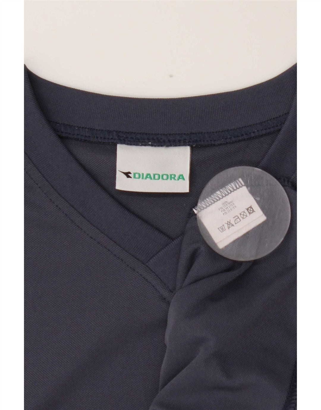 Camiseta masculina Diadora Top médio azul marinho poliéster