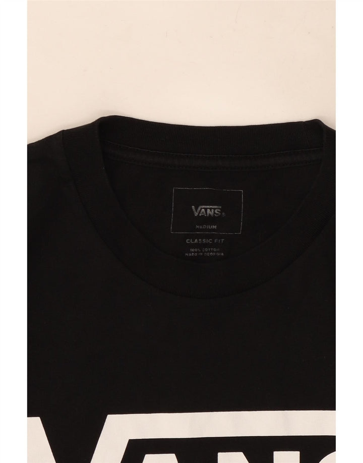 Camiseta Vans Masculina Classic Fit Graphic Top Médio Algodão Preto