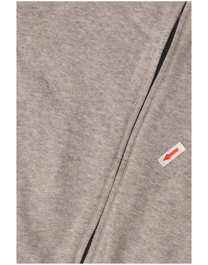 Jaqueta masculina de agasalho Champion cinza médio algodão colorblock