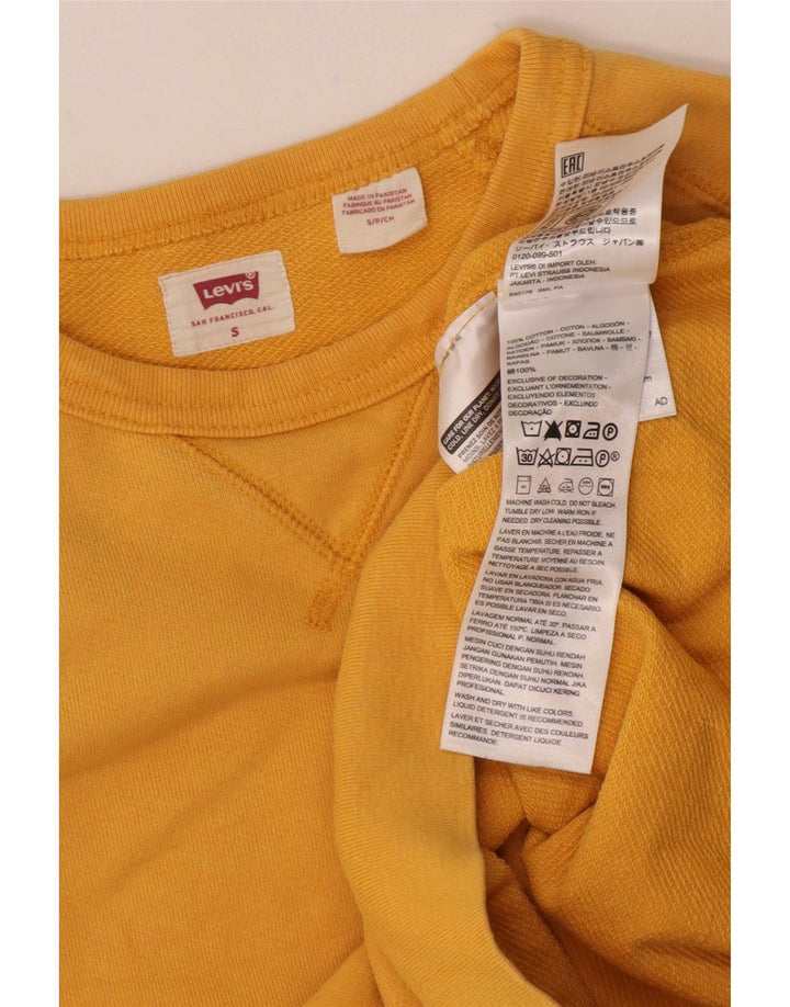 Moletom masculino Levi's Jumper pequeno algodão amarelo