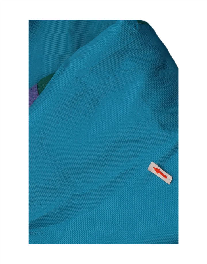 Jaqueta de esqui masculina Sergio Tacchini UK 42 XL azul colorblock