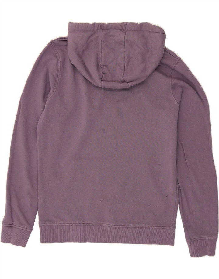 LYLE & SCOTT Womens Hoodie Jumper UK 10 Small Purple Cotton Vintage Lyle & Scott and Second-Hand Lyle & Scott from Messina Hembry 