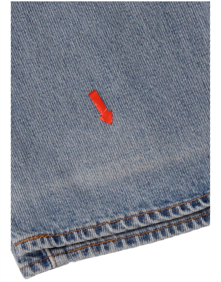 Jeans soltos femininos Levi's W30 L34 algodão azul
