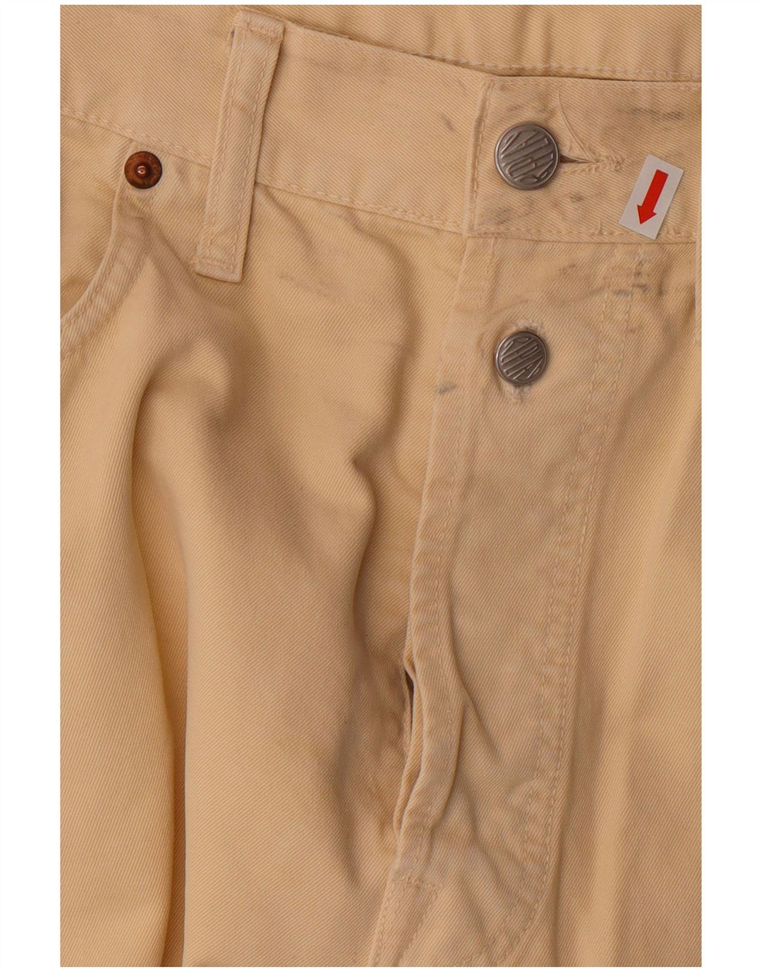 Calça casual reta masculina REPLAY W34 L31 bege