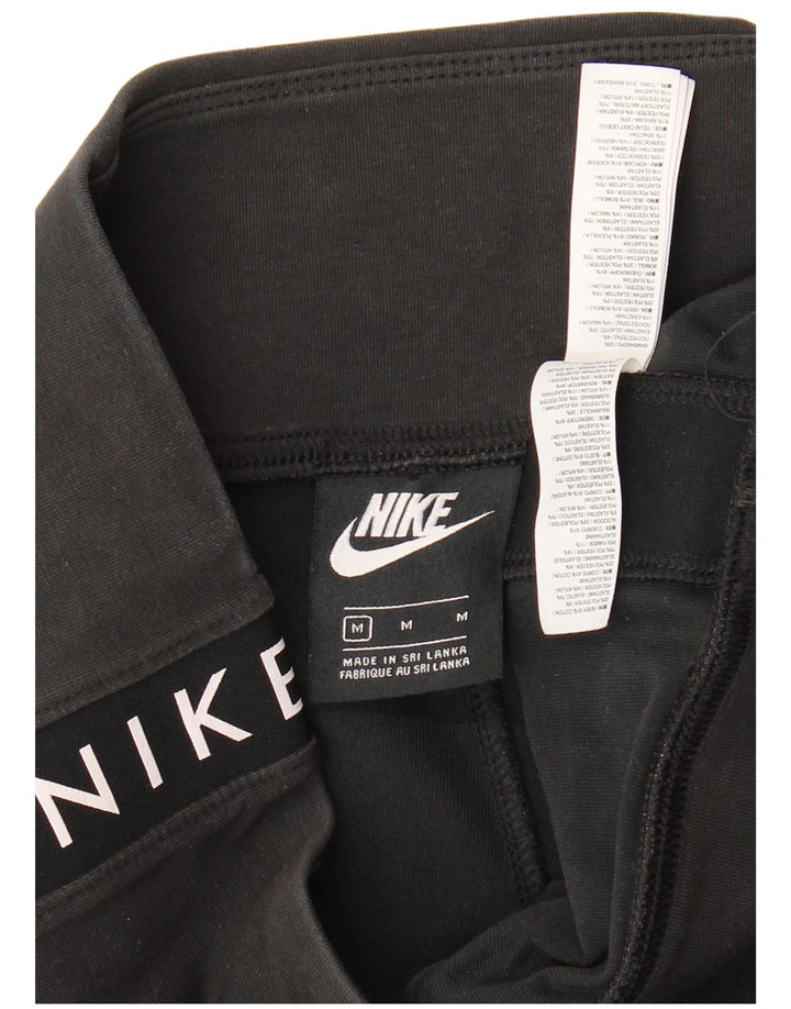 Shorts esportivos gráficos femininos Nike UK 12 médio algodão preto