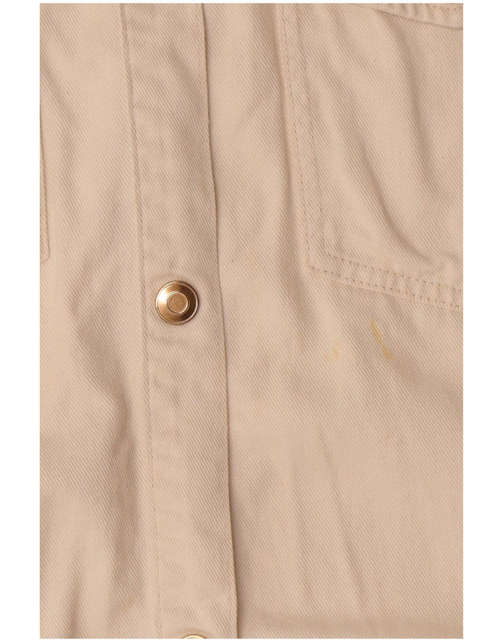 Jaqueta bomber feminina Zara UK 10 pequena algodão branco