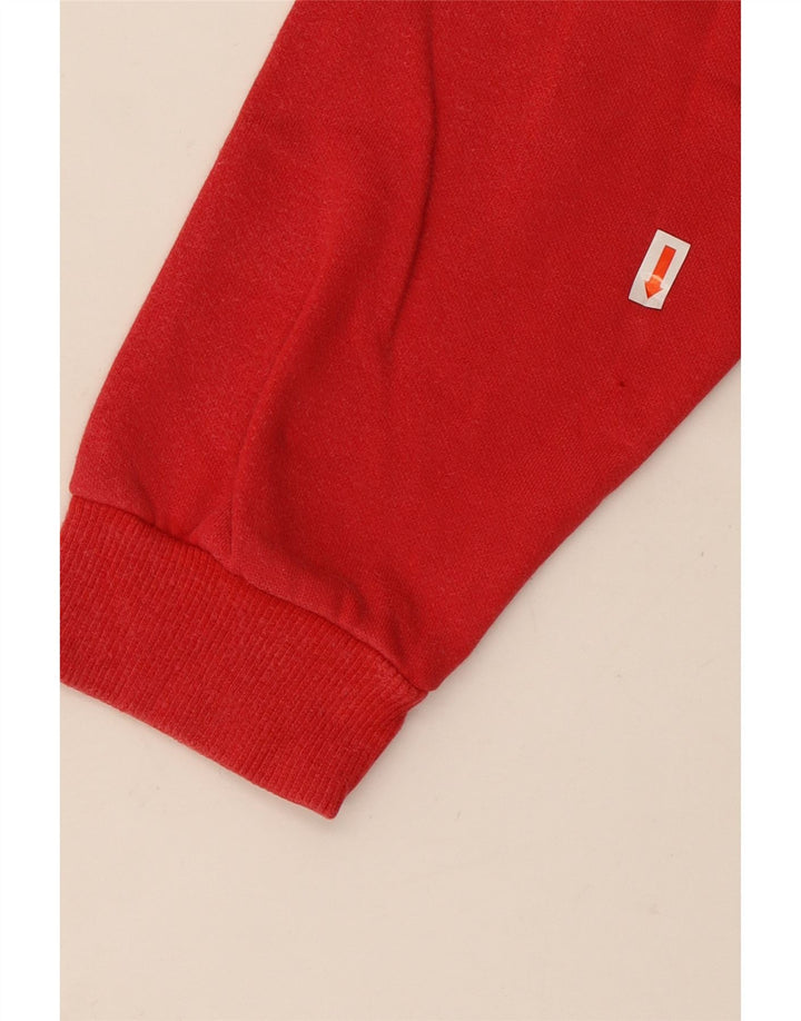 PUMA Meninos Graphic Sweatshirt Jumper 15-16 Anos Algodão Vermelho