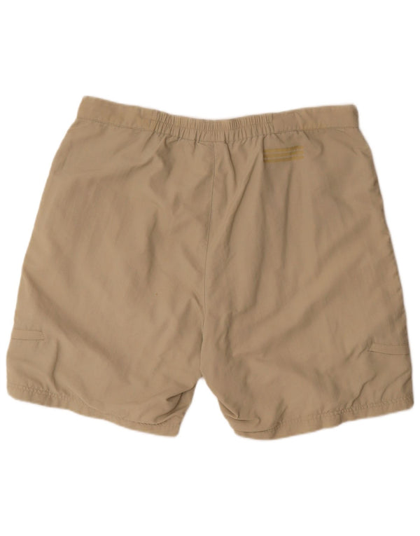 Adidas Mens Cargo Shorts XL W38 Bege Poliamida
