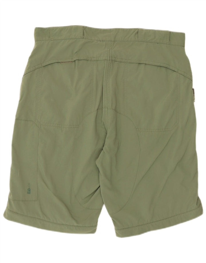 Shorts cargo masculino vintage grande W34 verde
