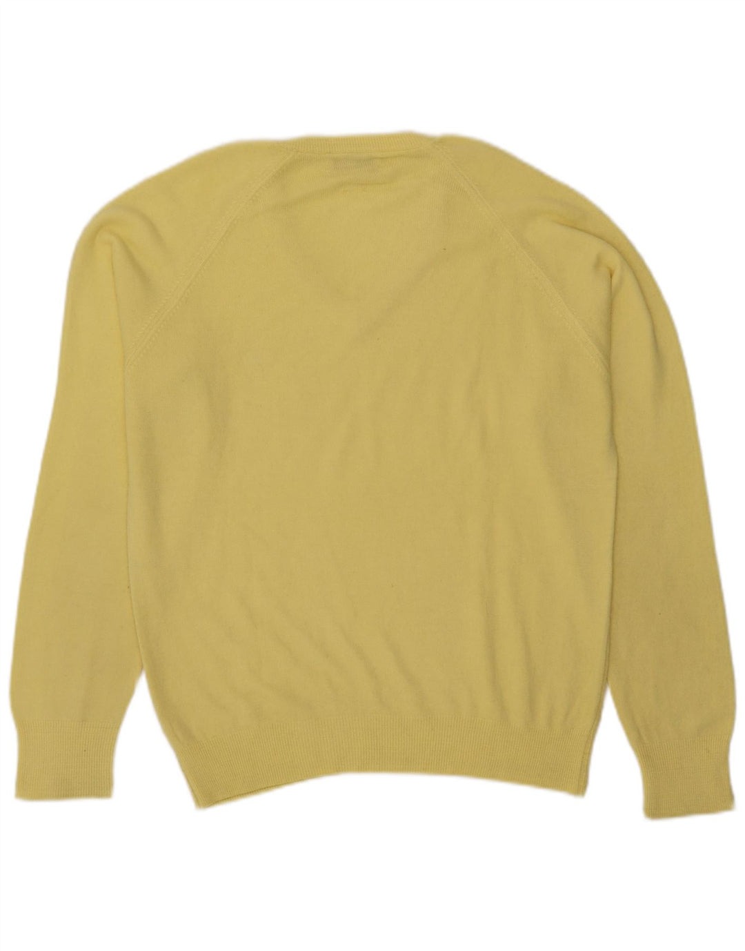 Suéter masculino Kappa com decote em V acrílico amarelo médio