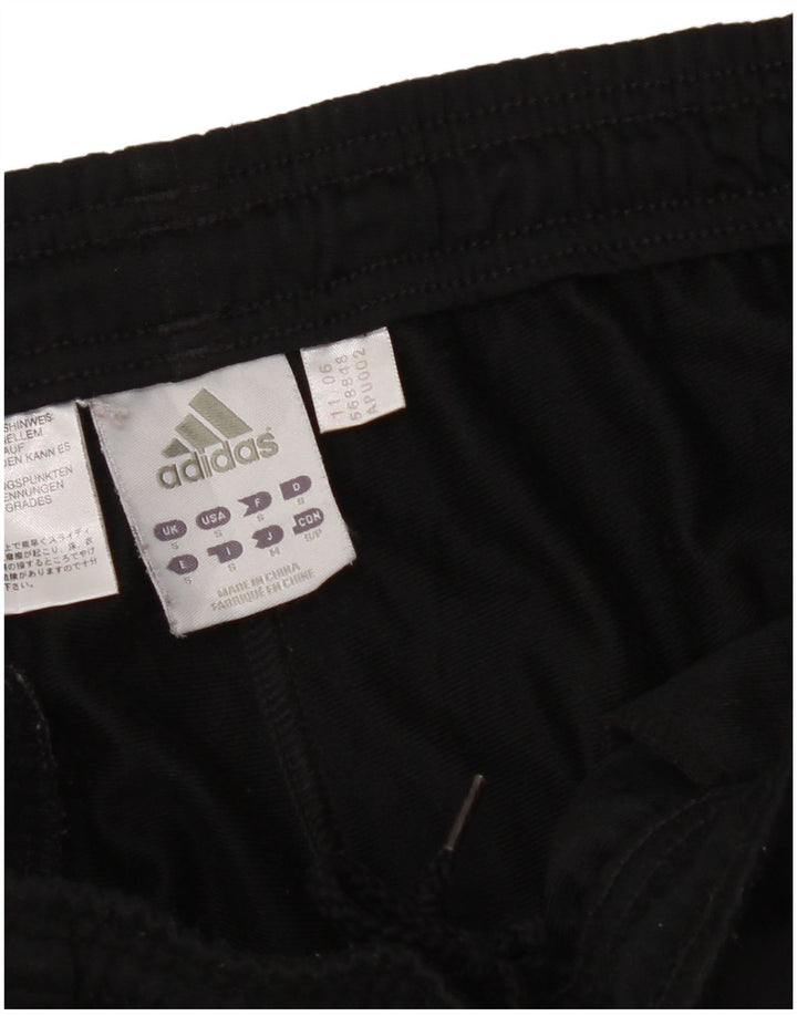 Calça Adidas Mens Treino Pequeno Poliéster Preto