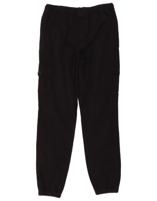 Calças cargo femininas Champion 13-14 anos XL W32 L27 algodão preto