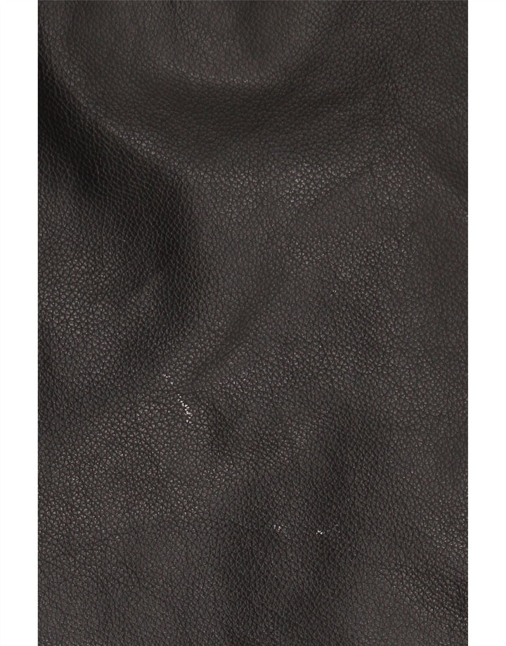 Jaqueta de couro masculina St. Bernard UK 40 grande couro preto