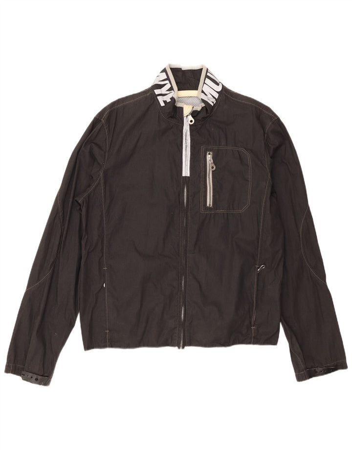 Jaqueta bomber feminina Murphy & Nye UK 18 XL algodão preto