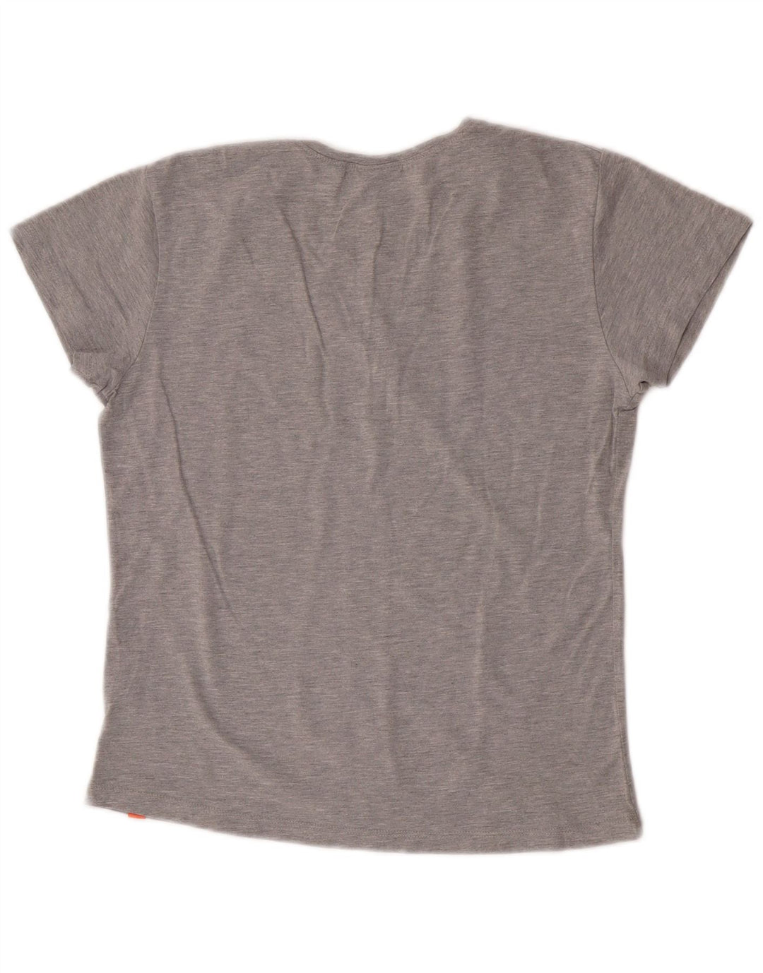 Camiseta feminina Nike UK 10/12 algodão cinza médio