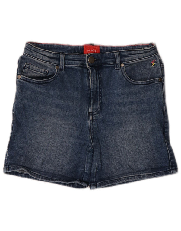 Shorts jeans femininos Joules 11-12 anos W26 algodão azul