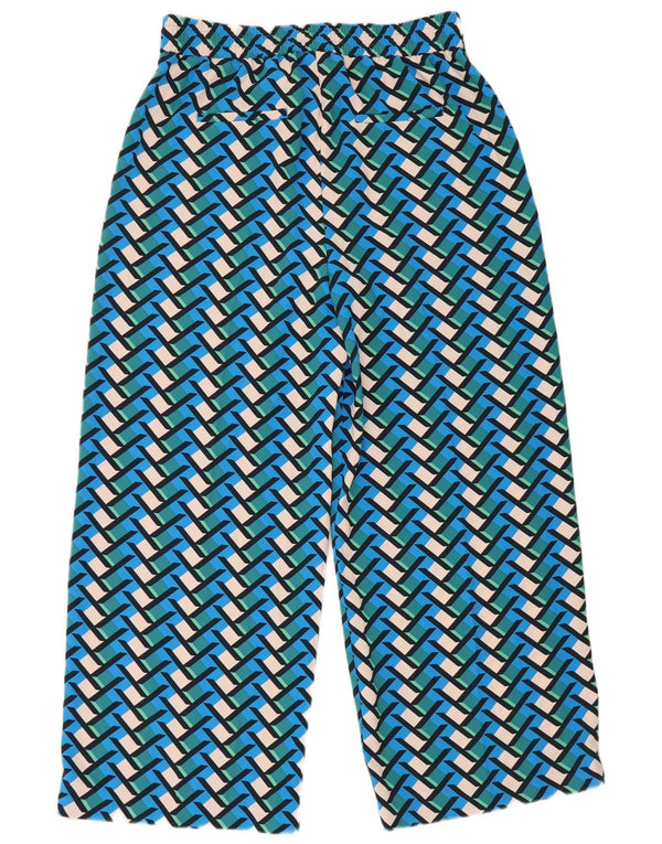 Calça casual feminina Marks & Spencer UK 14 grande W32 L27 multicolorida