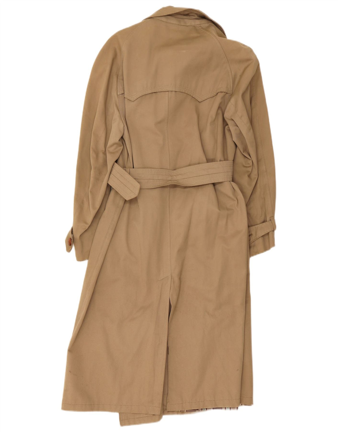 Casaco impermeável feminino vintage UK 14 bege médio