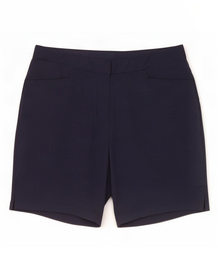 Shorts casuais femininos Puma XL W36 azul marinho poliéster