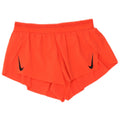 Nike Womens Dri Fit Sport Shorts UK 10 Pequeno Laranja