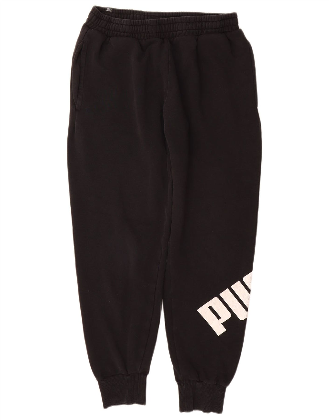Calça de treino masculina PUMA Graphic Joggers médio preto