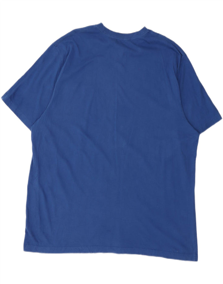 Camiseta masculina de ajuste tradicional L.L.BEAN Top 2XL de algodão azul