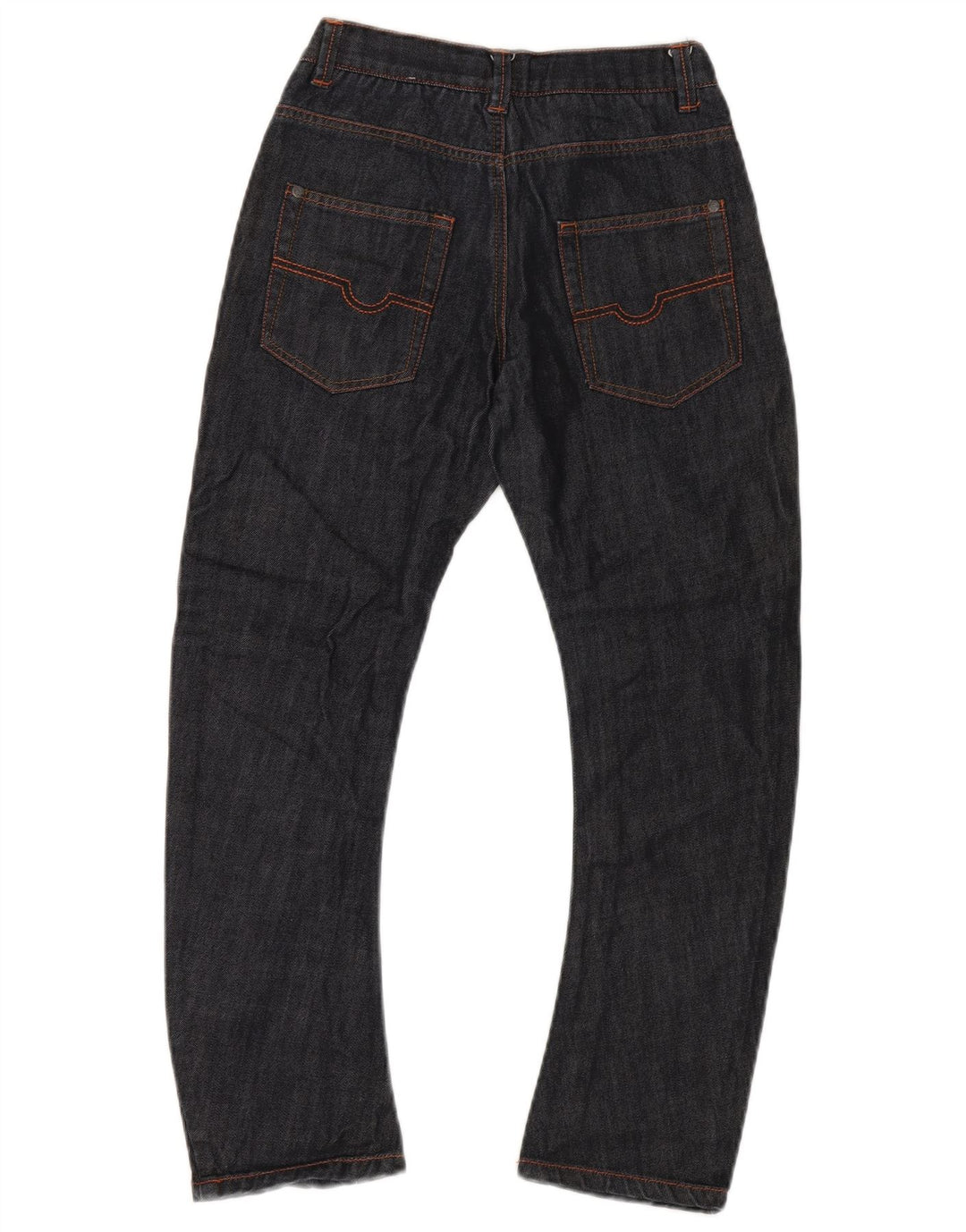 TED BAKER Boys Banana Straight Jeans 10-11 Anos W26 L24 Azul Marinho Algodão
