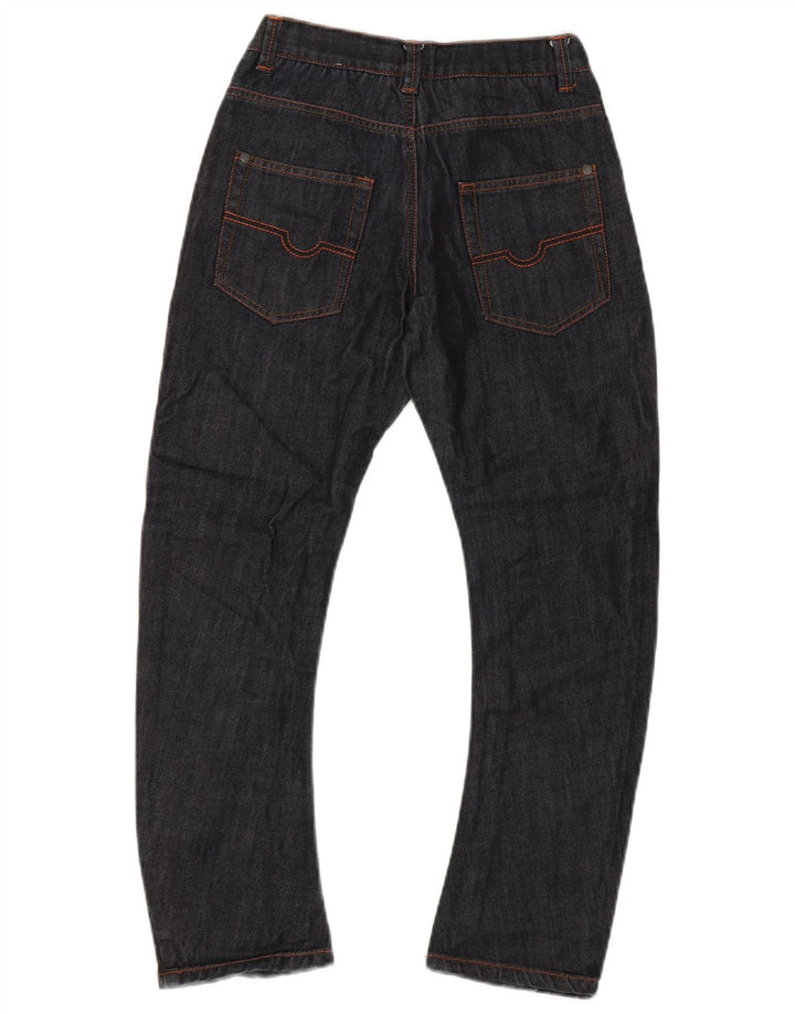 TED BAKER Boys Banana Straight Jeans 10-11 Anos W26 L24 Azul Marinho Algodão