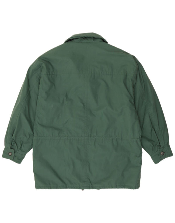 Casaco acolchoado masculino Angelo Litrico com ajuste solto IT 58 algodão verde médio